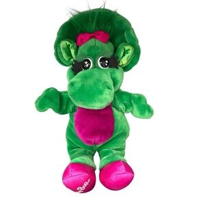 Barney and Friends Vintage 1992 Baby Bop 14” Plush Hand Puppet